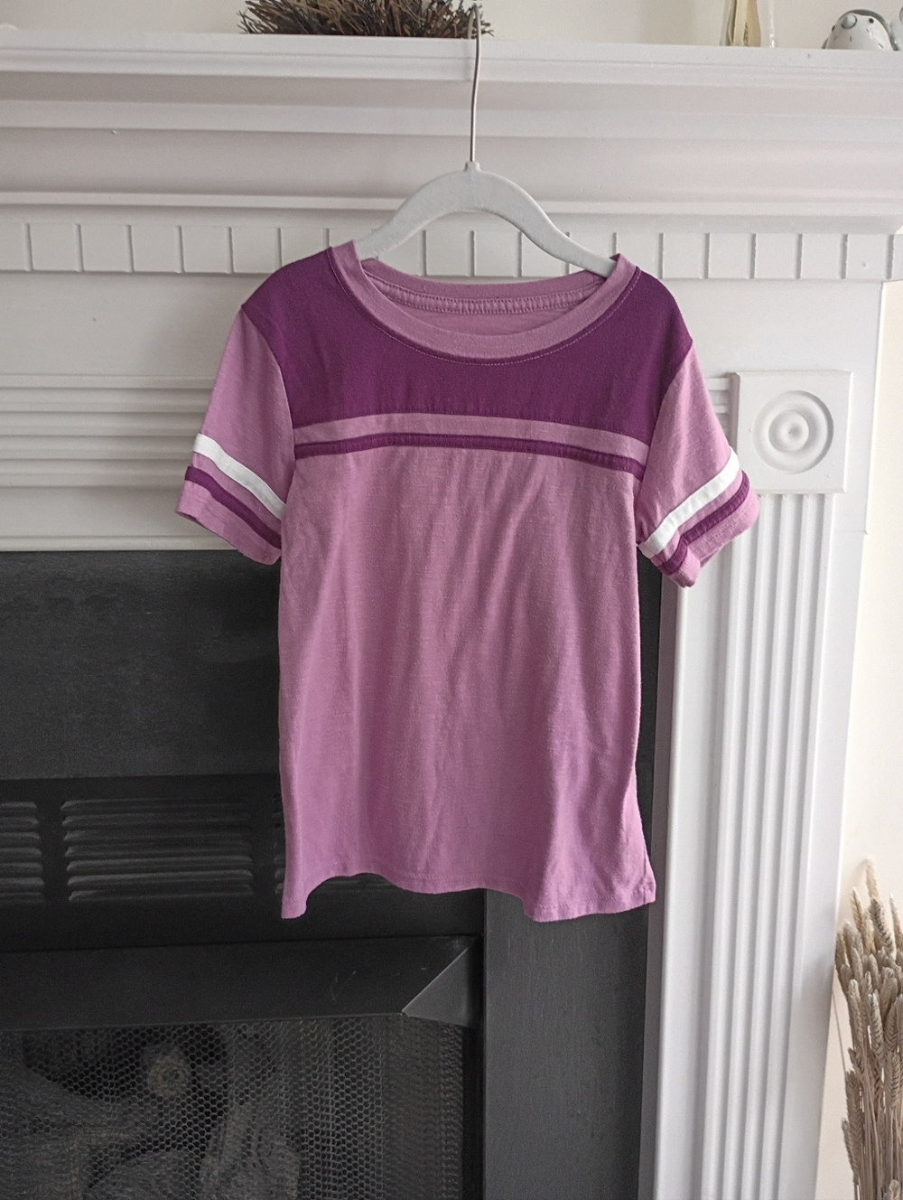 SO M(8) Purple Sporty Short Sleeve Tee